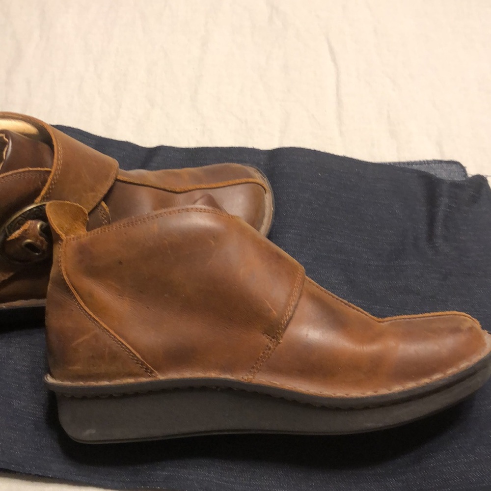 Alegria Caiti Brown Beauty Leather Boots, Size 40/10 - Picture 4 of 10
